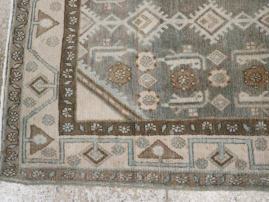 Vintage Persian Malayer Throw Rug, No.32819 - Gss