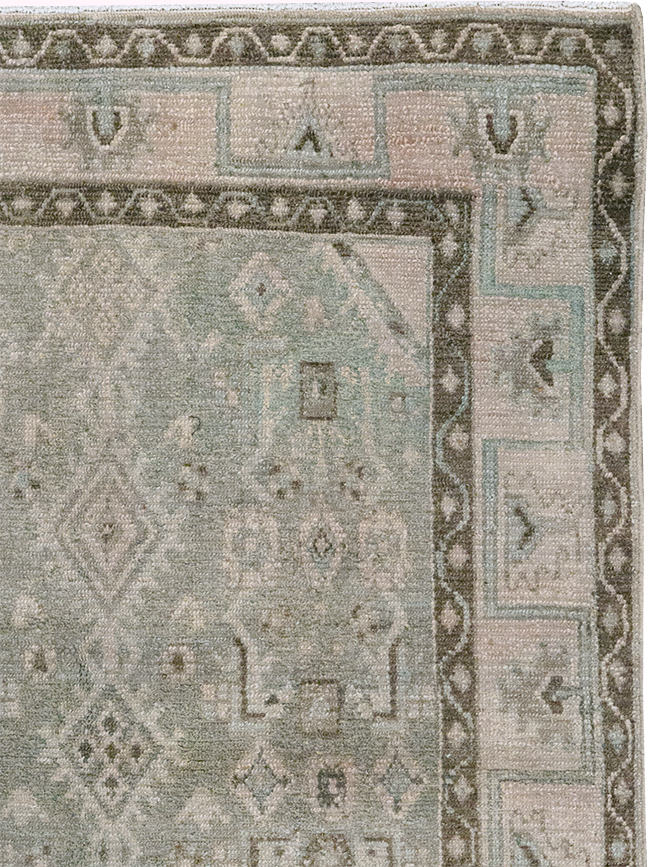 Vintage Persian Malayer Throw Rug, No.32820 - Gss