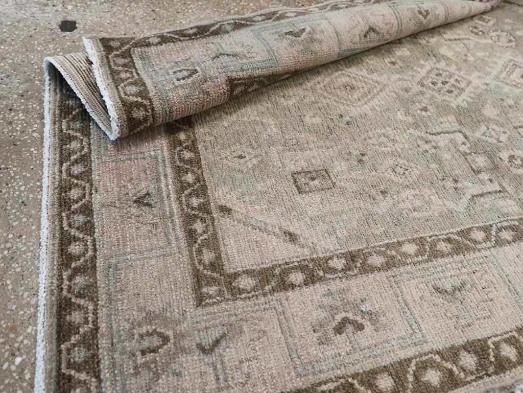 Vintage Persian Malayer Throw Rug, No.32820 - Gss