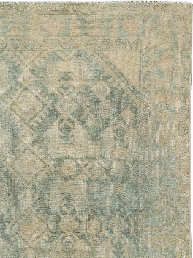 Vintage Persian Malayer Throw Rug, No.32821 - Gss
