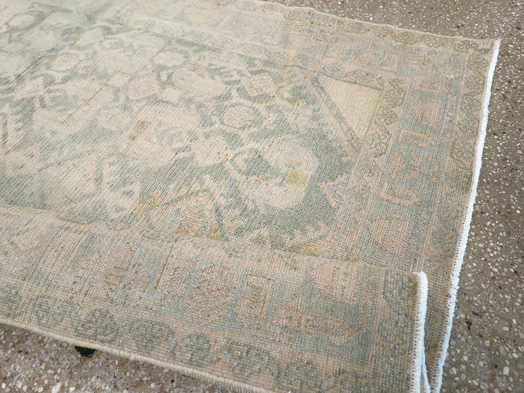 Vintage Persian Malayer Throw Rug, No.32821 - Gss