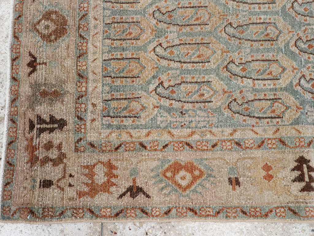 Vintage Persian Malayer Throw Rug, No.32822 - Gss