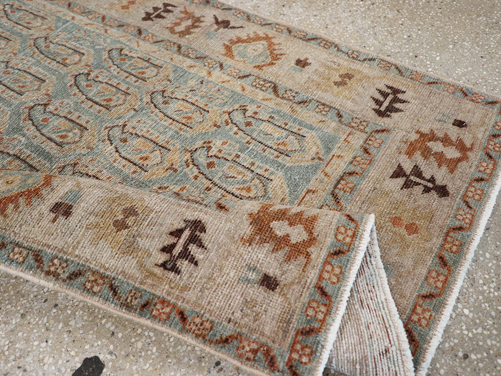 Vintage Persian Malayer Throw Rug, No.32822 - Gss