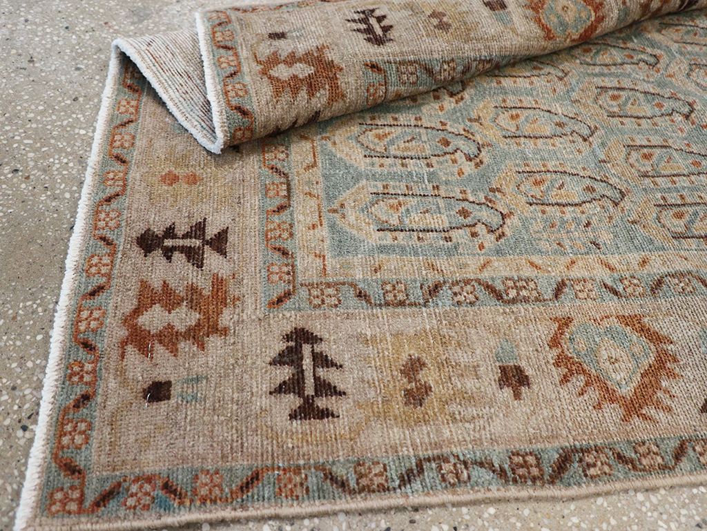 Vintage Persian Malayer Throw Rug, No.32822 - Gss
