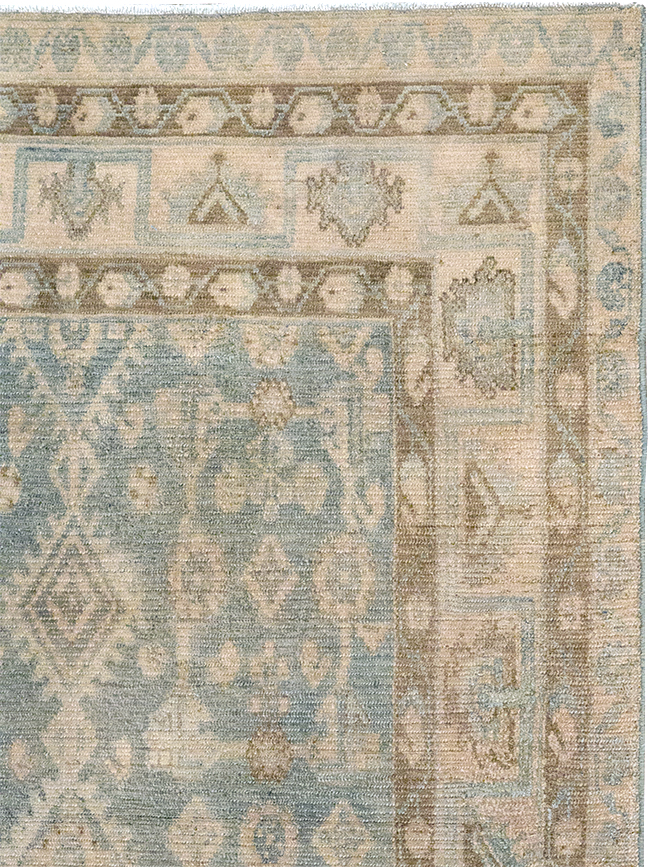 Vintage Persian Malayer Throw Rug, No.32823 - Gss