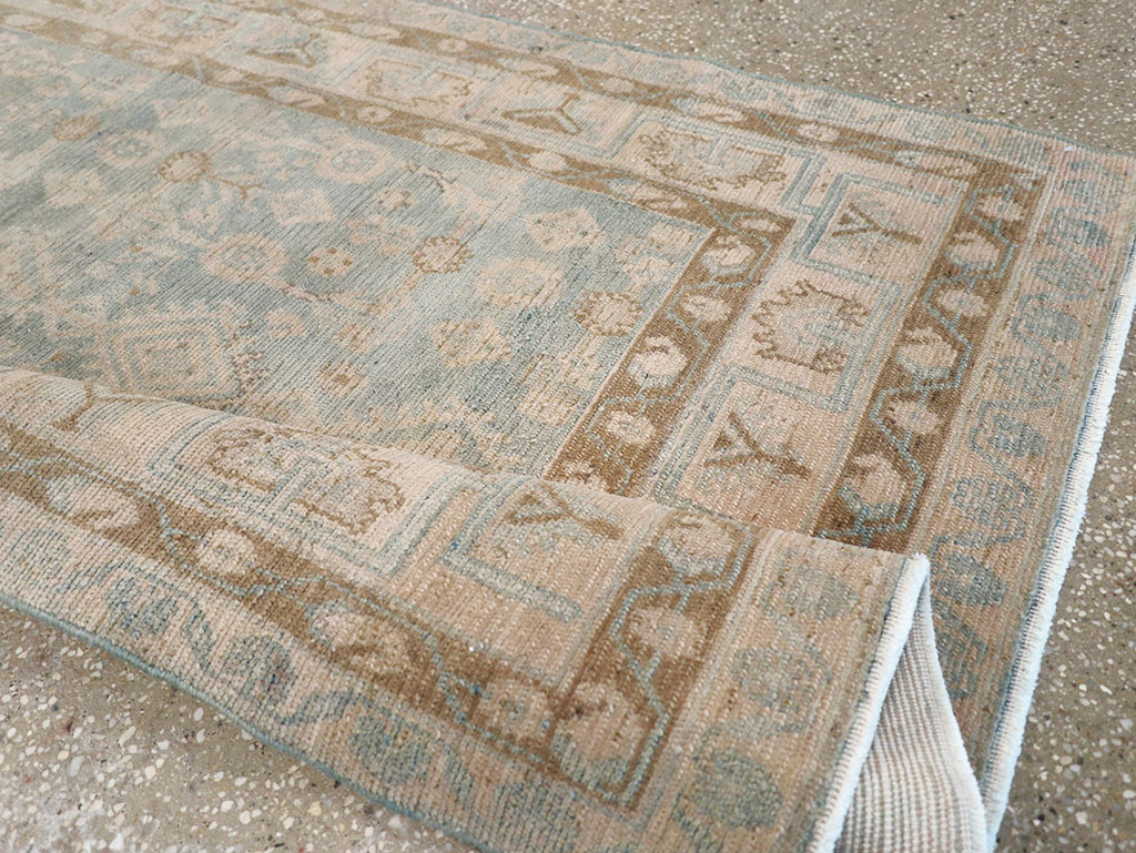Vintage Persian Malayer Throw Rug, No.32823 - Gss