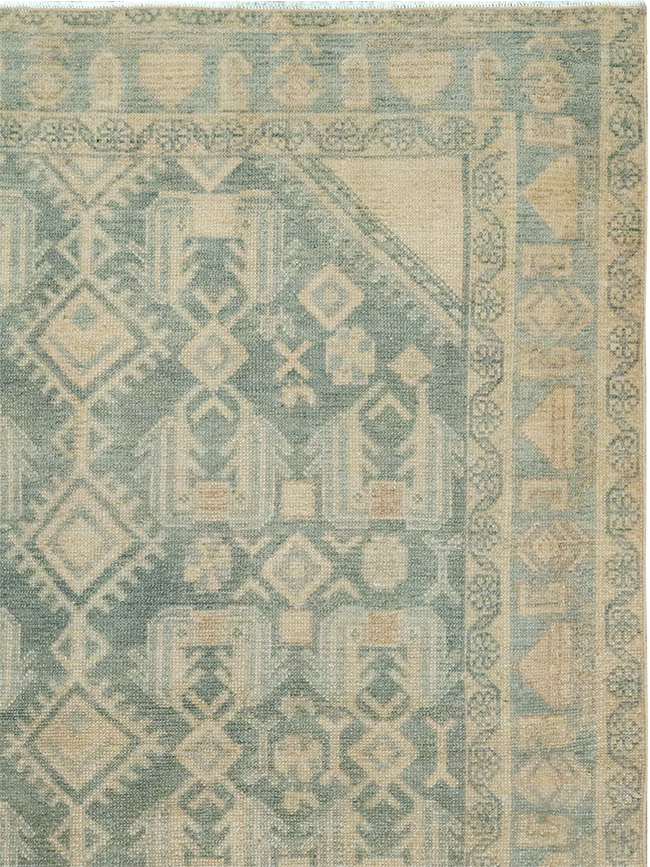 Vintage Persian Malayer Throw Rug, No.32826 - Gss