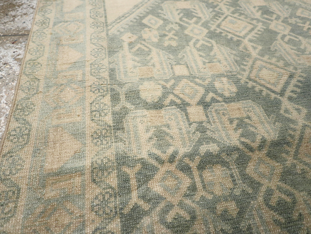 Vintage Persian Malayer Throw Rug, No.32826 - Gss