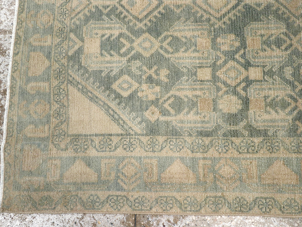 Vintage Persian Malayer Throw Rug, No.32826 - Gss