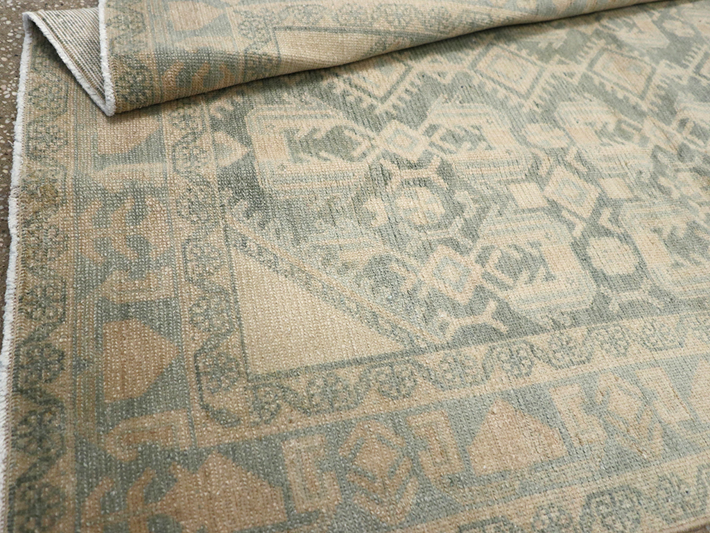 Vintage Persian Malayer Throw Rug, No.32826 - Gss