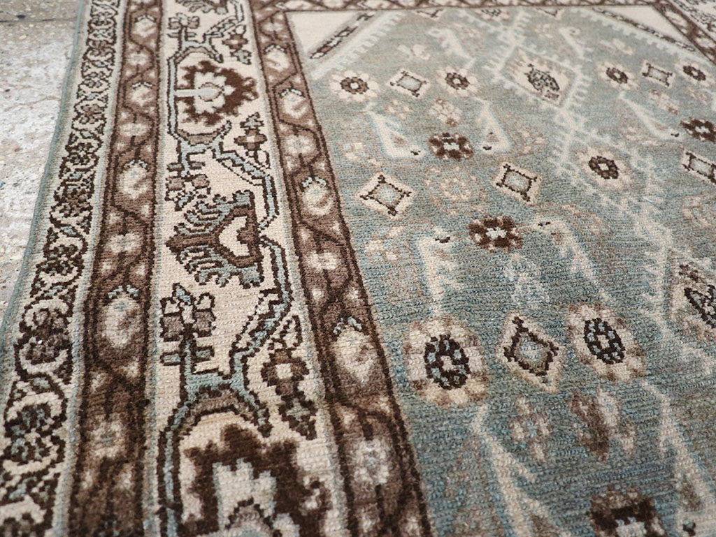 Vintage Persian Malayer Throw Rug, No.32827 - Gss