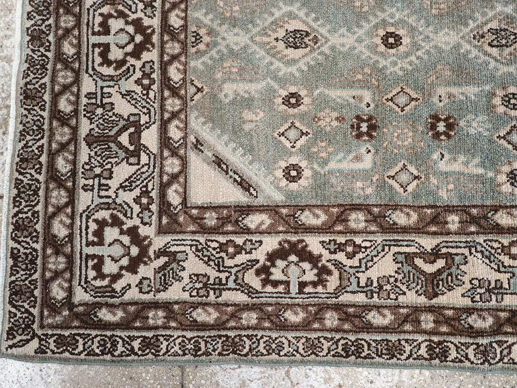 Vintage Persian Malayer Throw Rug, No.32827 - Gss
