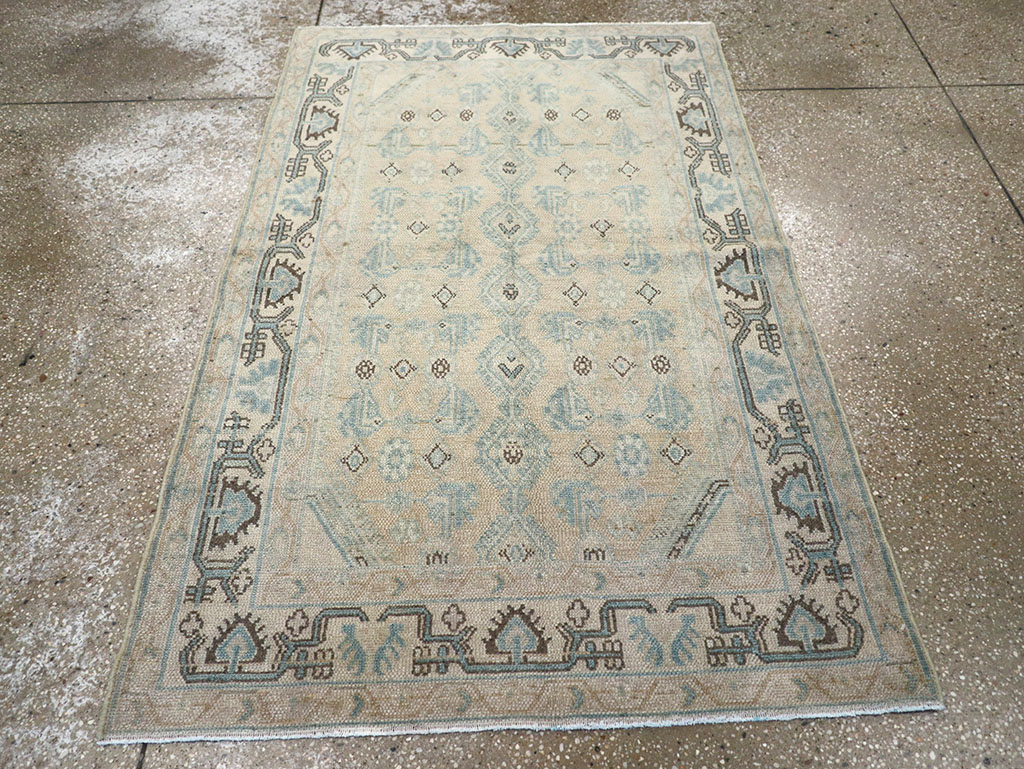 Vintage Persian Malayer Throw Rug, No.32828 - Gss