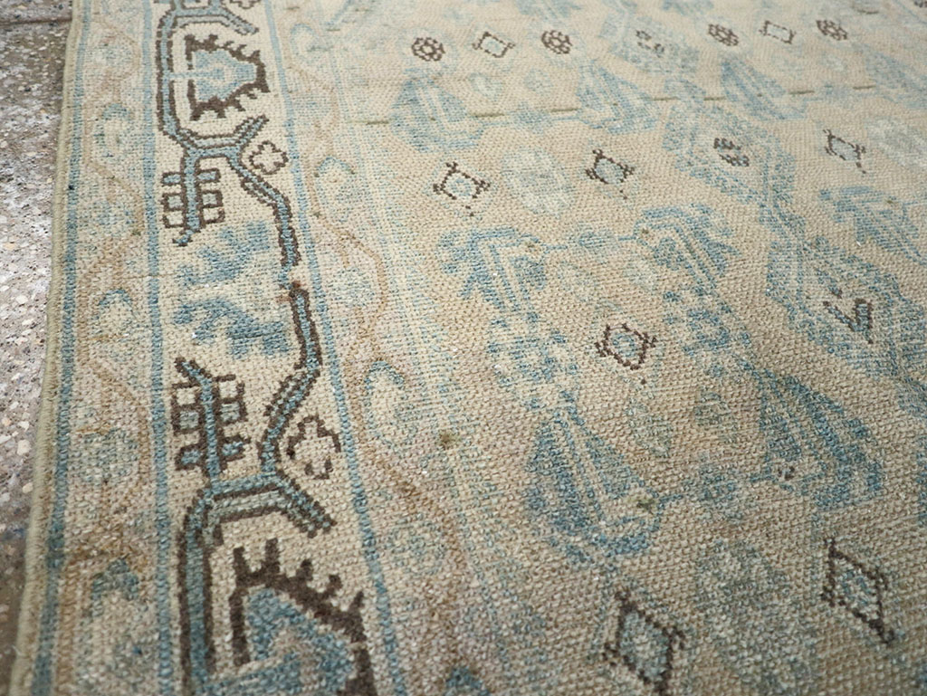 Vintage Persian Malayer Throw Rug, No.32828 - Gss