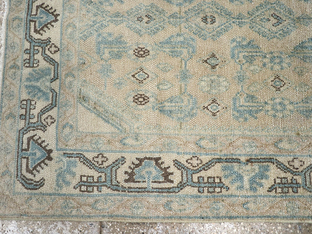 Vintage Persian Malayer Throw Rug, No.32828 - Gss