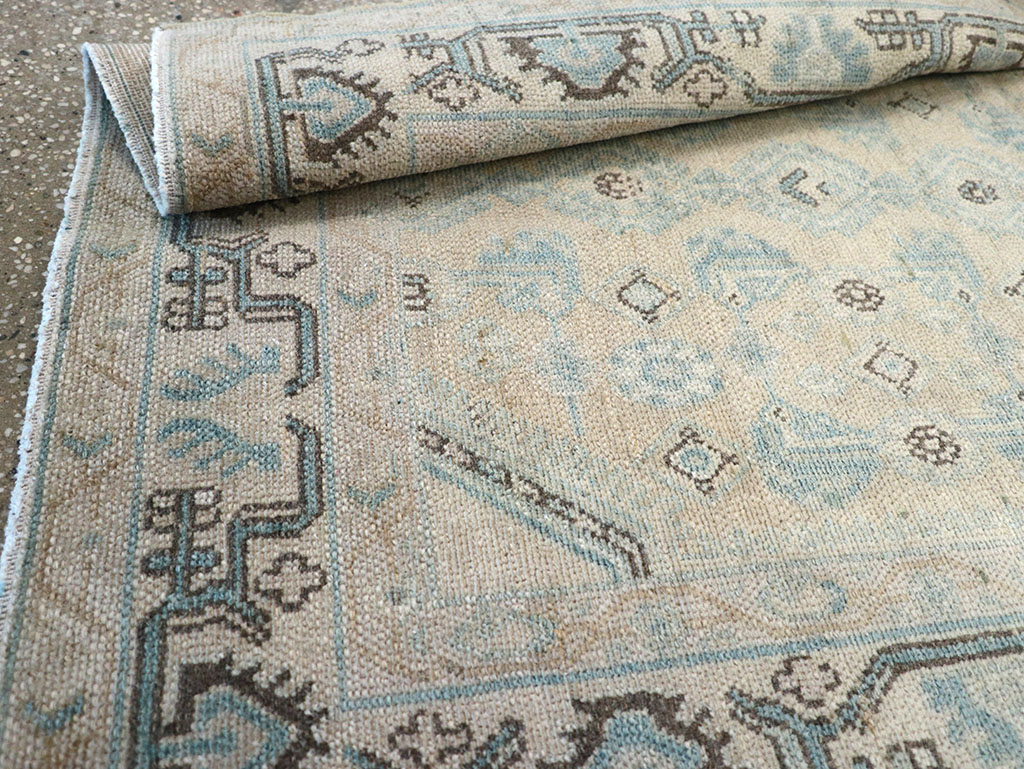 Vintage Persian Malayer Throw Rug, No.32828 - Gss