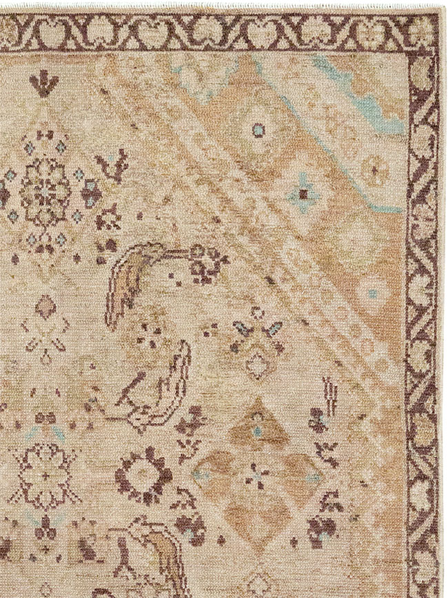 Vintage Persian Malayer Accent Rug, No.32829 - Gss
