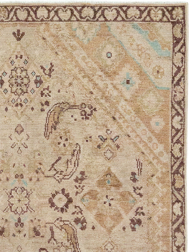 Vintage Persian Malayer Accent Rug, No.32829 - Gss