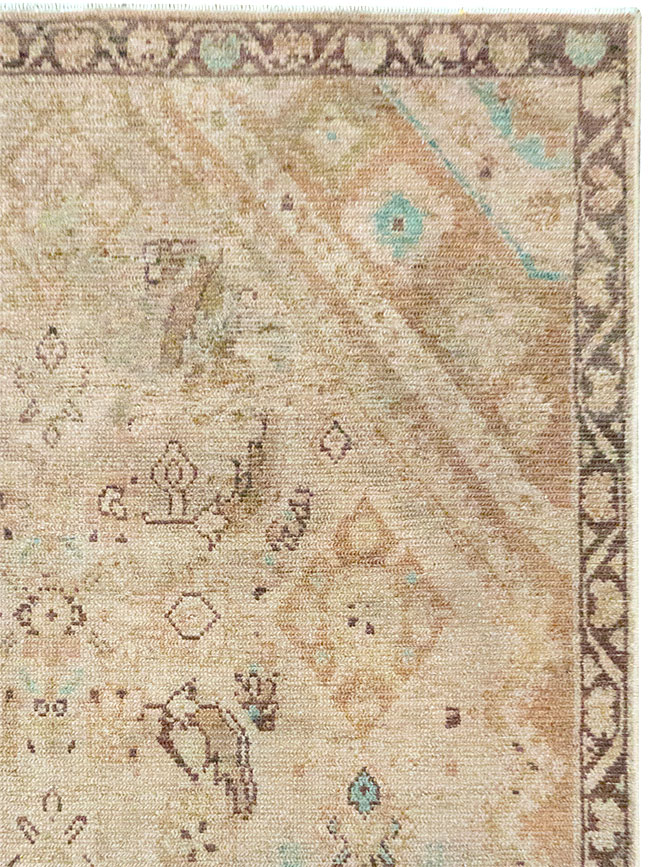 Vintage Persian Malayer Accent Rug, No.32829 - Gss