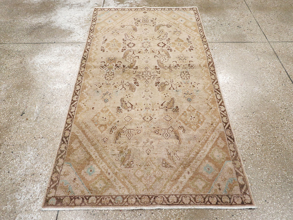 Vintage Persian Malayer Accent Rug, No.32829 - Gss