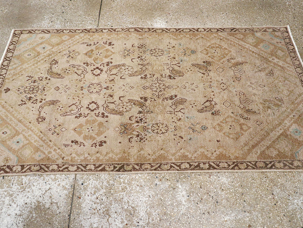Vintage Persian Malayer Accent Rug, No.32829 - Gss