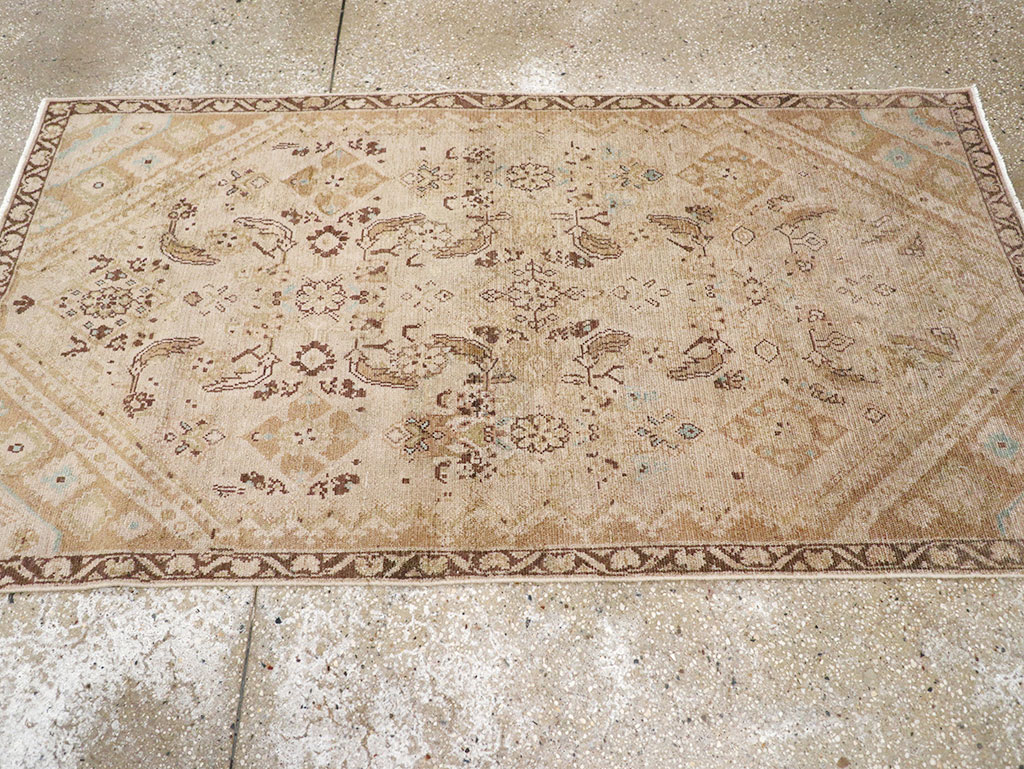 Vintage Persian Malayer Accent Rug, No.32829 - Gss