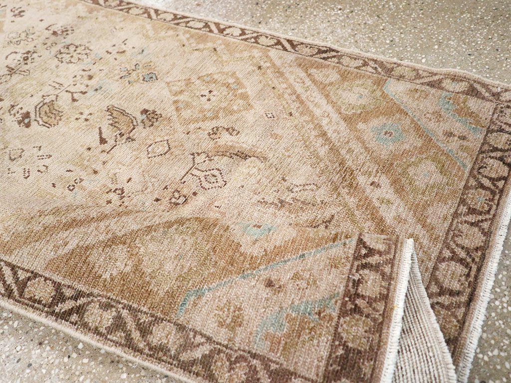 Vintage Persian Malayer Accent Rug, No.32829 - Gss