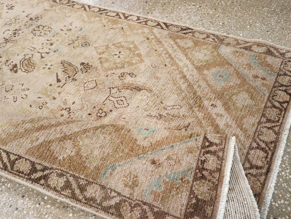 Vintage Persian Malayer Accent Rug, No.32829 - Gss