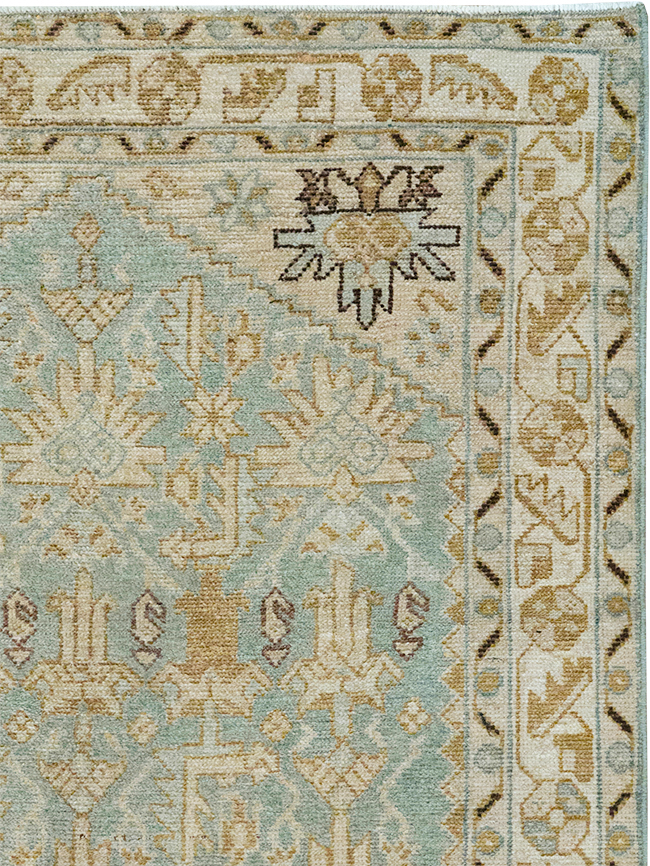 Vintage Persian Malayer Throw Rug, No.32830 - Gss