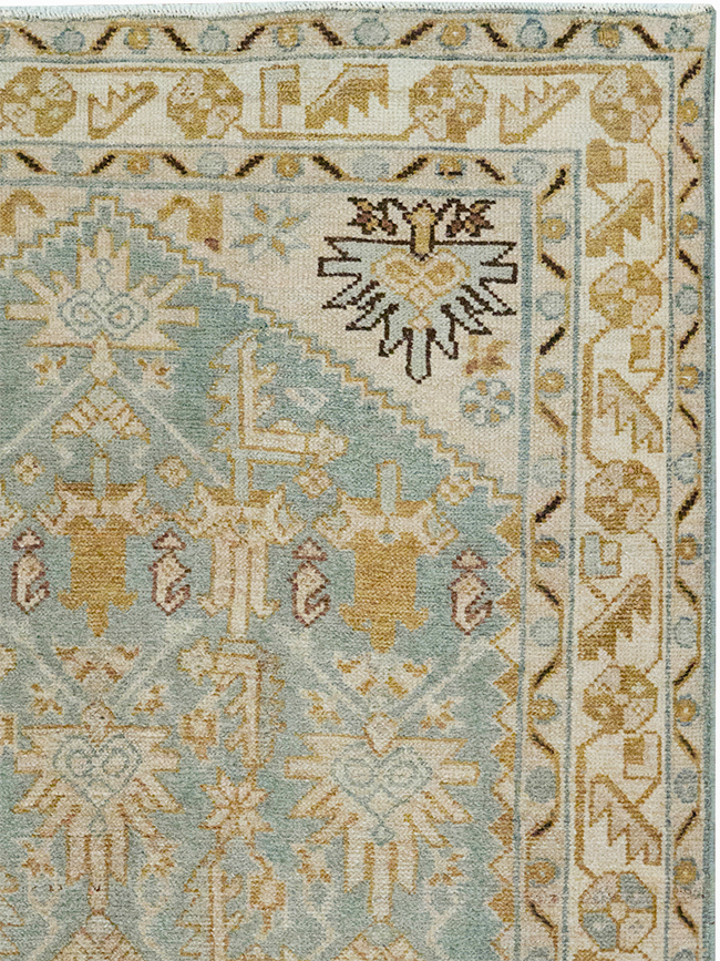 Vintage Persian Malayer Throw Rug, No.32830 - Gss