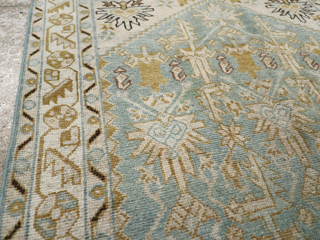 Vintage Persian Malayer Throw Rug, No.32830 - Gss