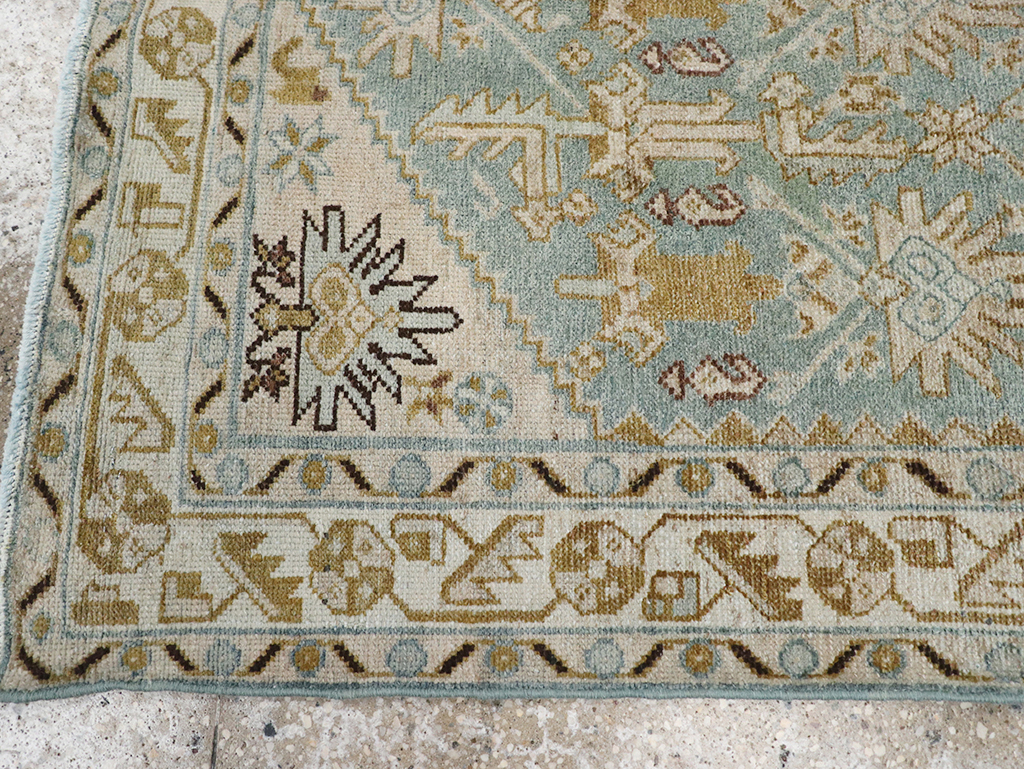 Vintage Persian Malayer Throw Rug, No.32830 - Gss