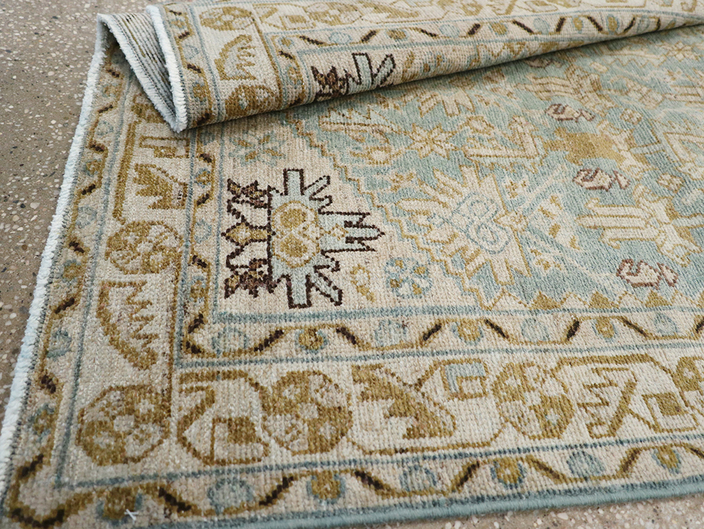 Vintage Persian Malayer Throw Rug, No.32830 - Gss