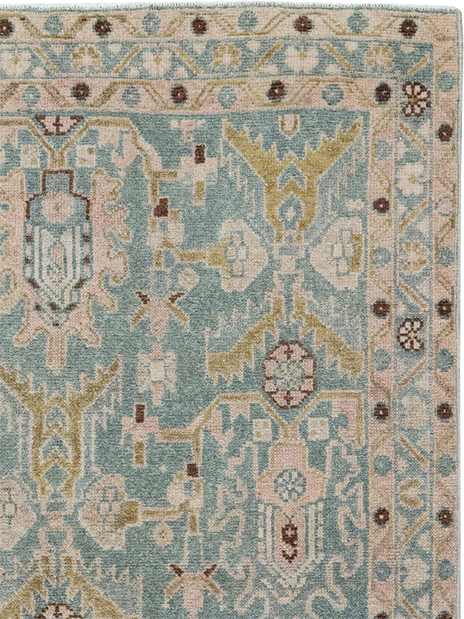 Vintage Persian Malayer Throw Rug, No.32831 - Gss