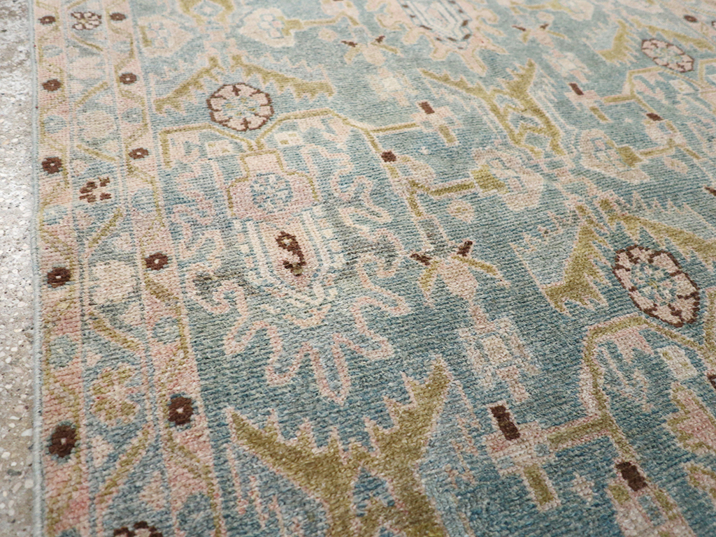 Vintage Persian Malayer Throw Rug, No.32831 - Gss