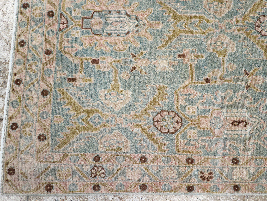 Vintage Persian Malayer Throw Rug, No.32831 - Gss