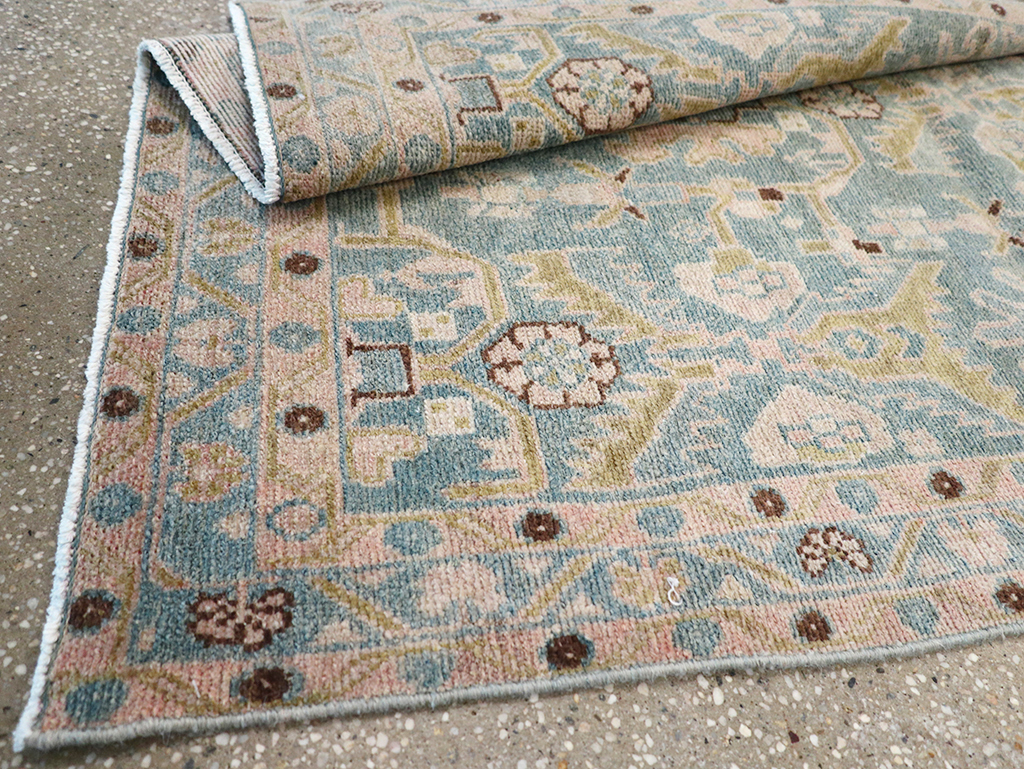 Vintage Persian Malayer Throw Rug, No.32831 - Gss