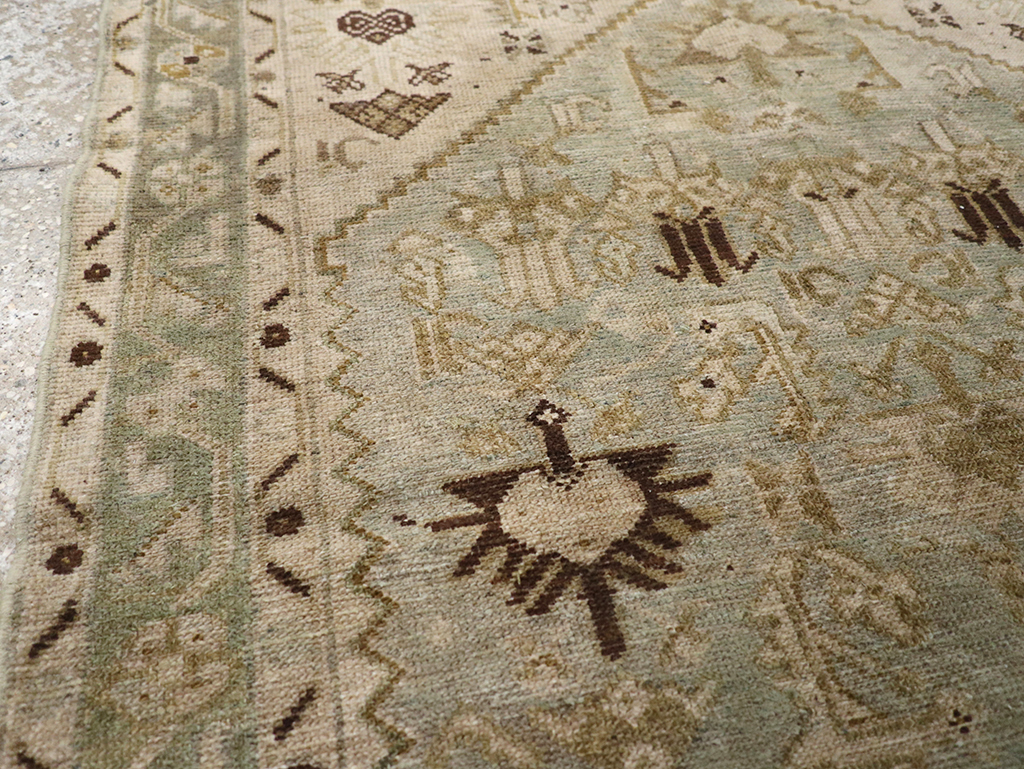 Vintage Persian Malayer Throw Rug, No.32832 - Gss
