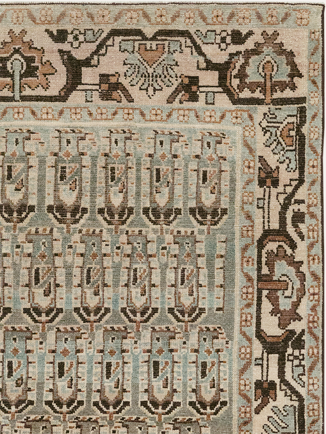 Vintage Persian Malayer Accent Rug, No.32833 - Gss