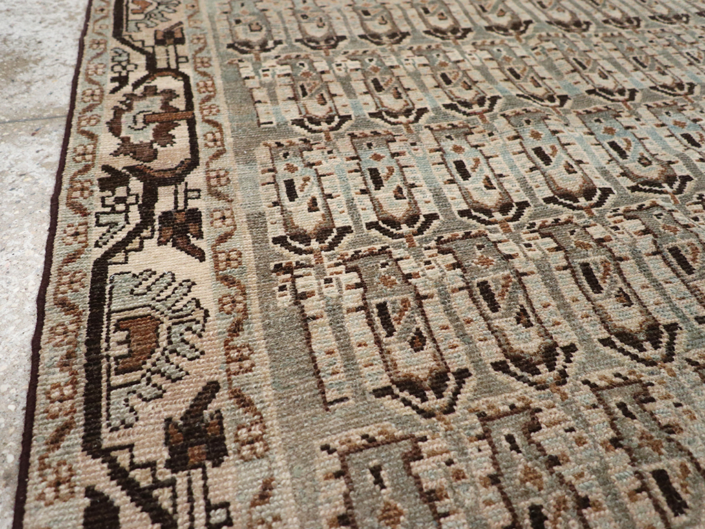 Vintage Persian Malayer Accent Rug, No.32833 - Gss