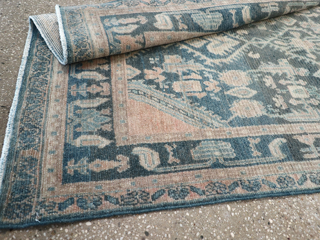 Vintage Persian Malayer Throw Rug, No.32835 - Gss