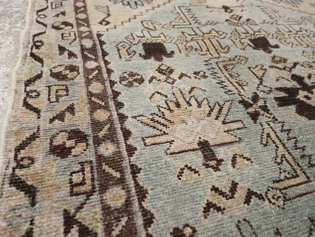 Vintage Persian Malayer Throw Rug, No.32836 - Gss