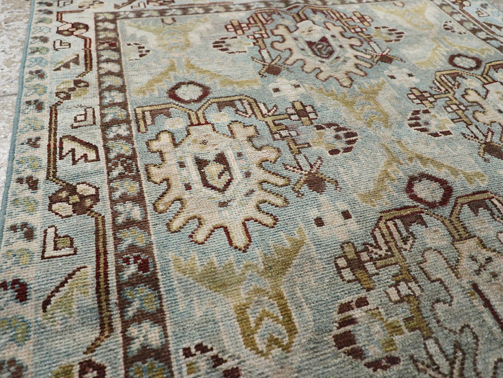 Vintage Persian Malayer Throw Rug, No.32837 - Gss