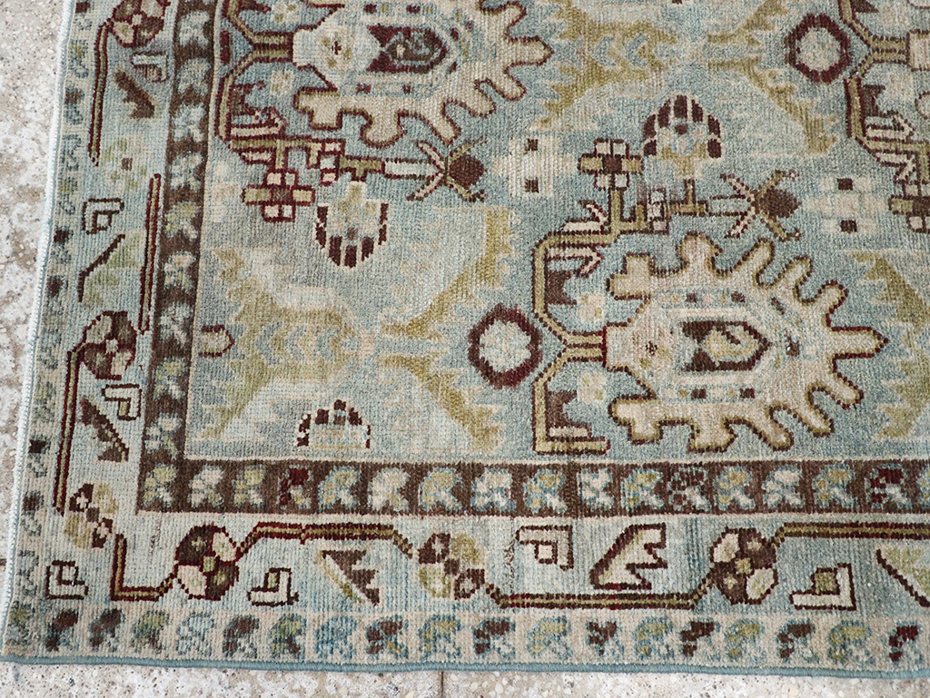 Vintage Persian Malayer Throw Rug, No.32837 - Gss