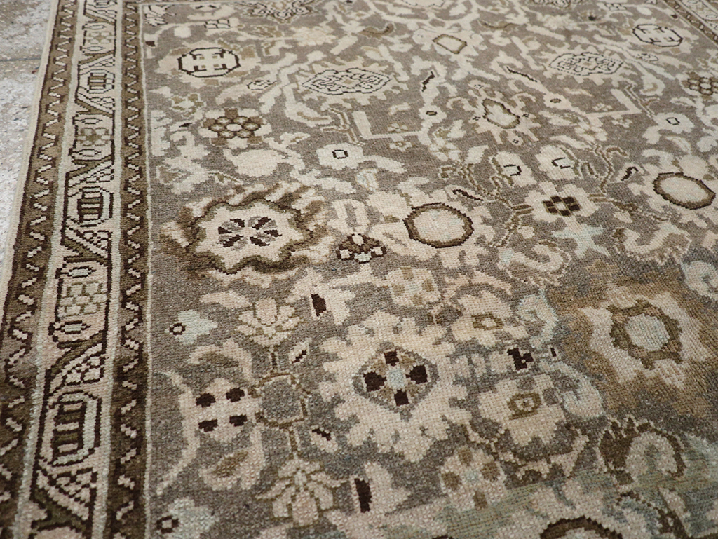 Vintage Persian Malayer Throw Rug, No.32838 - Gss