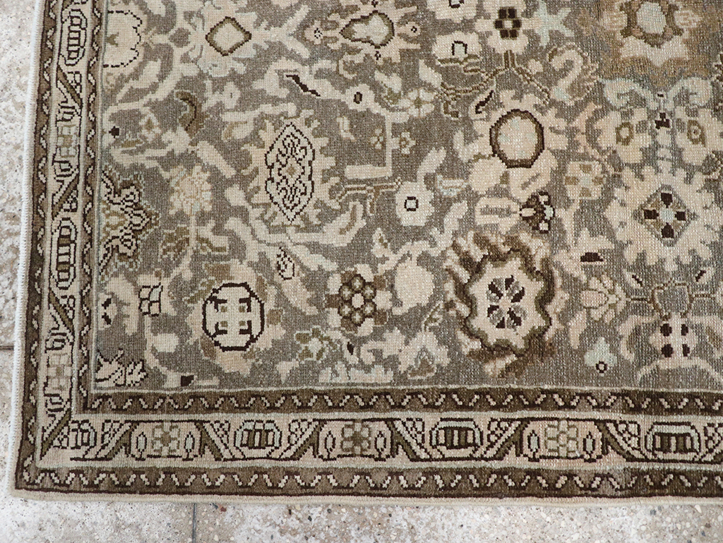 Vintage Persian Malayer Throw Rug, No.32838 - Gss