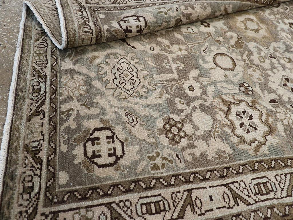 Vintage Persian Malayer Throw Rug, No.32838 - Gss