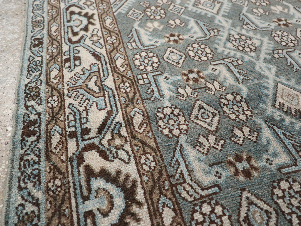 Vintage Persian Malayer Throw Rug, No.32839 - Gss