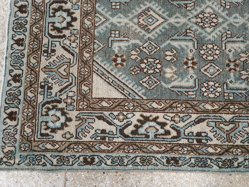 Vintage Persian Malayer Throw Rug, No.32839 - Gss