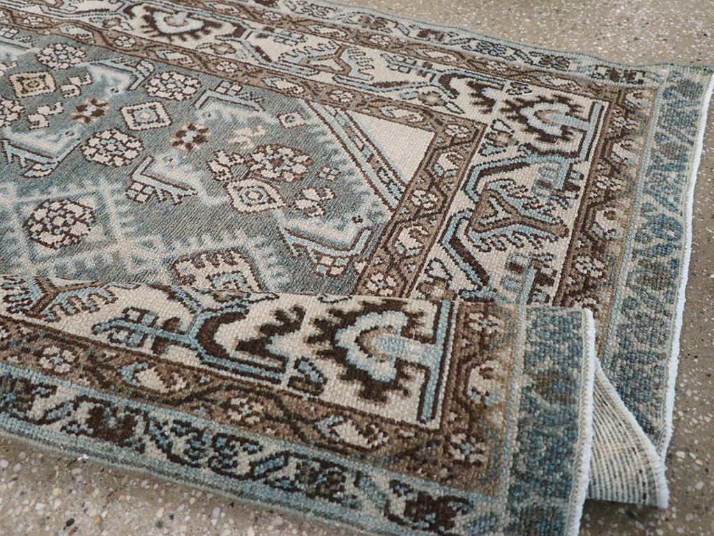 Vintage Persian Malayer Throw Rug, No.32839 - Gss